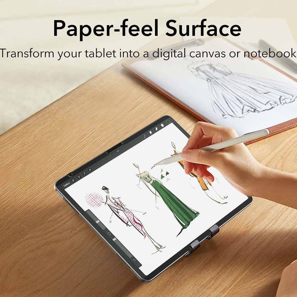ESR Paper Feel Magnetic Screen Protector for Apple iPad (2025) / (2022), Plastic
