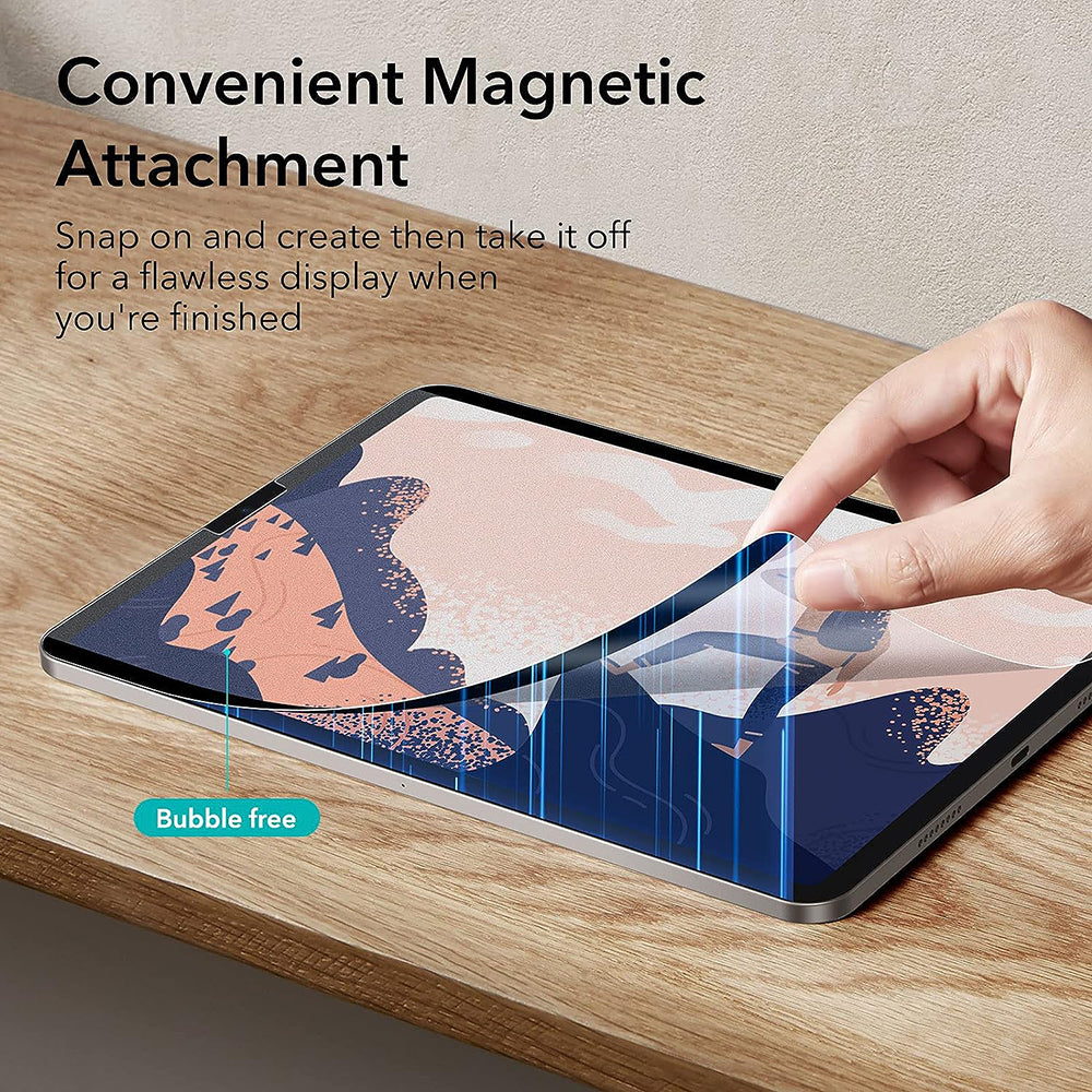 ESR Paper Feel Magnetic -näytönsuojakalvo Apple iPad Air 13 (2025) / Air 13 (2024), Muovi