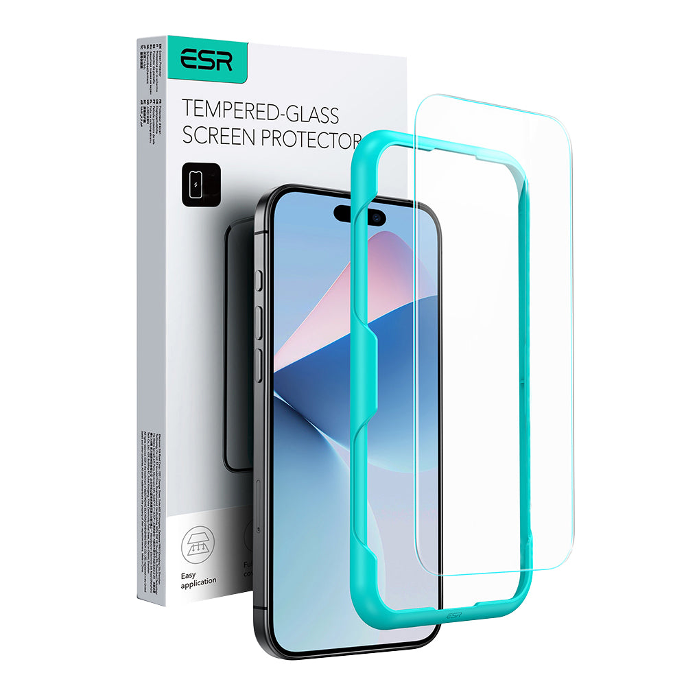 ESR-näytönsuojakalvo Apple iPhone 16 Pro Maxille, Panssarilasi, Täysliima