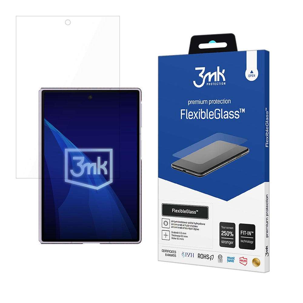 3MK FlexibleGlass ulkoinen suojakalvo Samsung Galaxy Z Fold8 F971:lle, joustava lasi, täysi liima