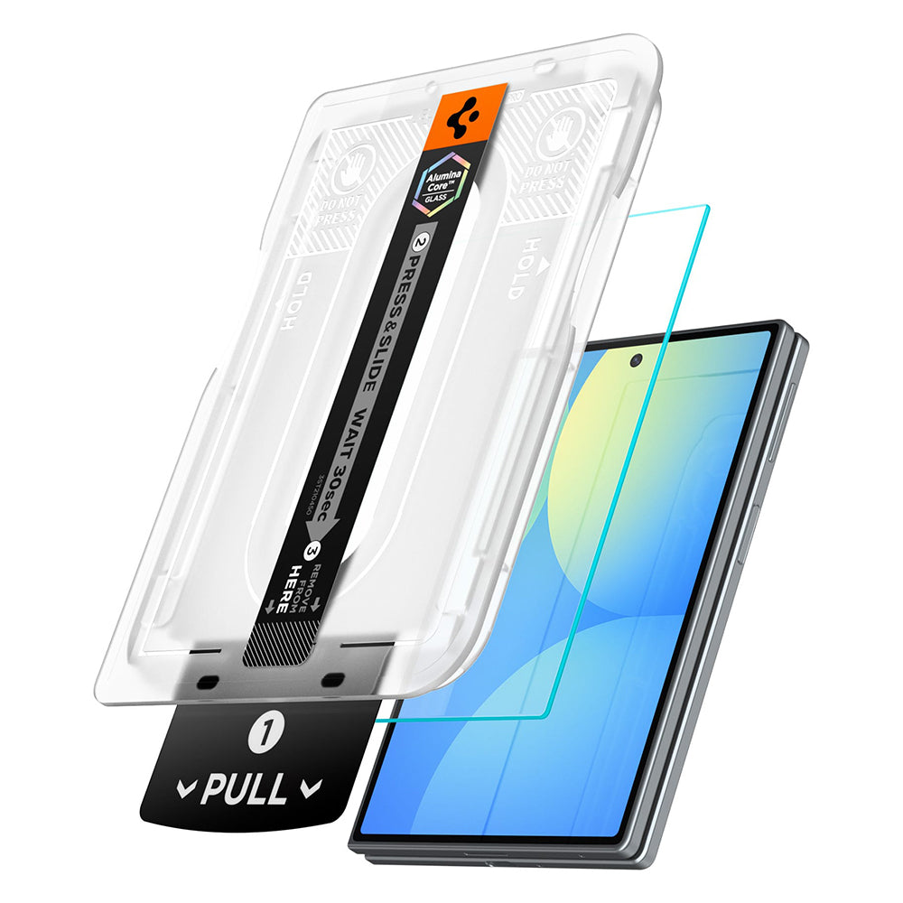 Spigen GlastR EZ FIT Pro HD ulkoinen näytönsuoja Samsung Galaxy Z Fold8 F971:lle, karkaistu lasi, täyteeliimalla AGL11942