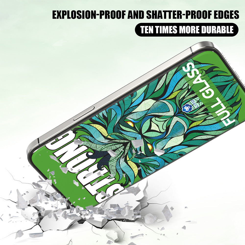 Lito D+ Max Strong suojakalvo Apple iPhone 17 / 16 Pro, karkaistu lasi, Full Glue, musta