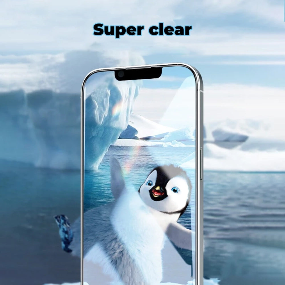 Suojakalvo Anank 5X Vahvistettu Mattanäyttö Apple iPhone 17 Prolle, Panssarilasi, Täysliima, 2.5D, Musta