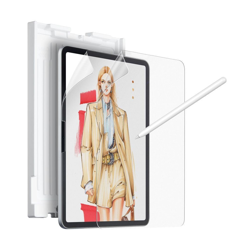ESR Paper Feel Matte -näytönsuoja Apple iPad Air 13 (2026) / Air 13 (2025) / Air 13 (2024) -laitteille, muovia, täysiliimainen, 2 kappaleen setti