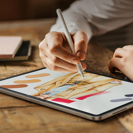 Suojakalvo Matte ESR Paper Feel Apple iPad Pro 13 (2024) -laitteelle, Muovi, 2 kappaleen setti