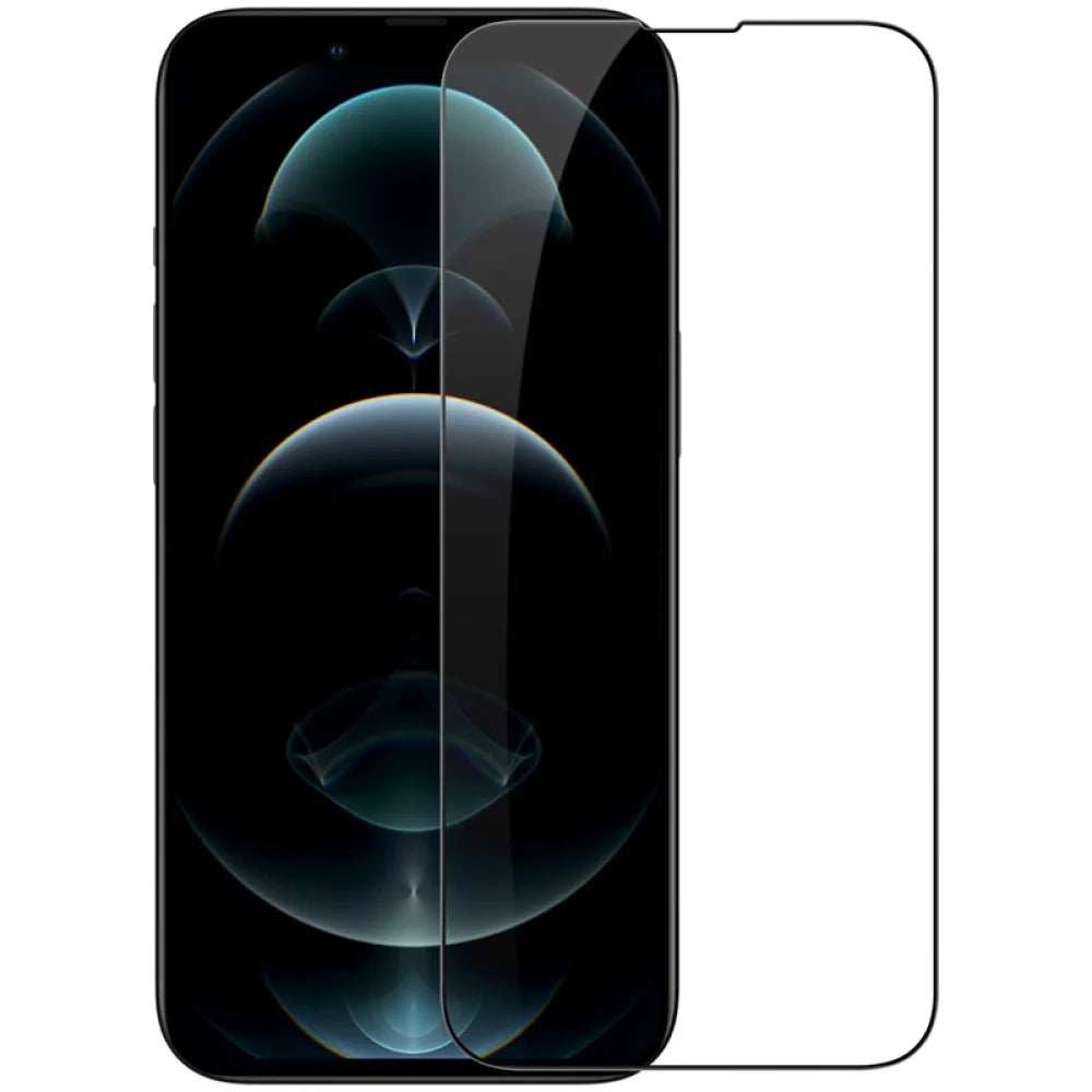 Nillkin CP+ Pro näytönsuoja Apple iPhone 17e / 16e / 14 / 13 Pro / 13, karkaistu lasi, täysi liima, musta