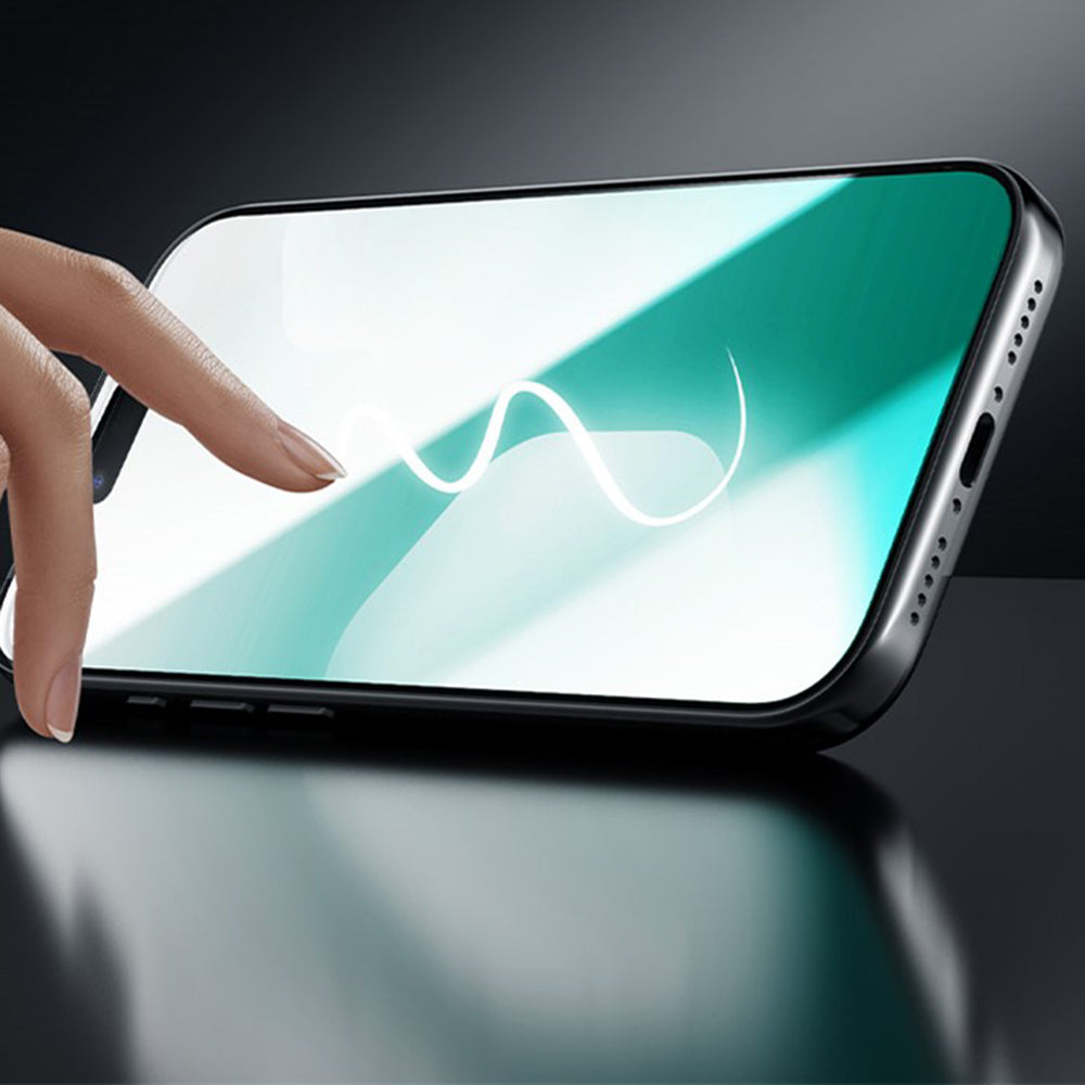 Nillkin CP+ Pro -näytönsuoja applikaattorilla Apple iPhone 17:lle, karkaistu lasi, täysi liima, musta