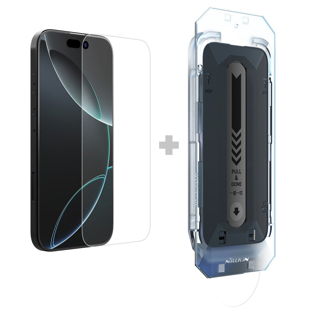 Nillkin H+ Pro -näytönsuoja applikaattorilla Apple iPhone 16:lle, karkaistu lasi, täysi liima