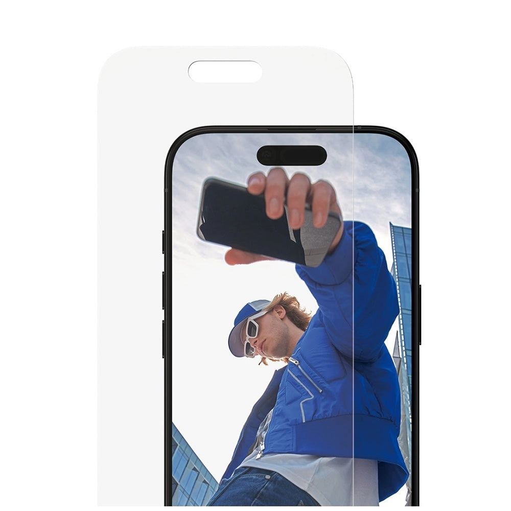 PanzerGlass Classic Fit EasyAligner -suojakalvo Apple iPhone 17 Airille, Turvalasi, Täysliima