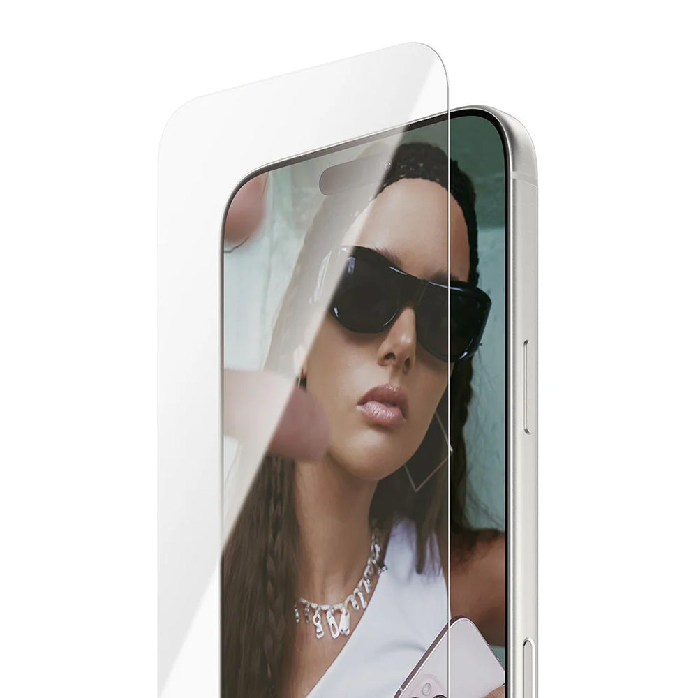 PanzerGlass Safe -suojakalvo. Ultra-Wide Fit EasyAligner Apple iPhone 17 Pro Maxille, Turvalasi, Full Glue.