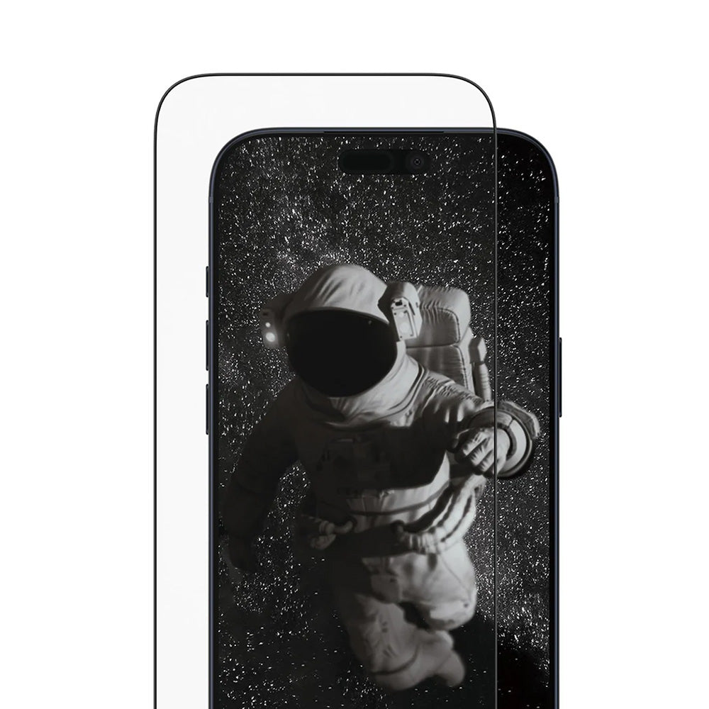 PanzerGlass Ultra-Wide Ceramic II EasyAligner -suojakalvo Apple iPhone 17 Pro Max -puhelimelle, karkaistu lasi, täysliima, musta
