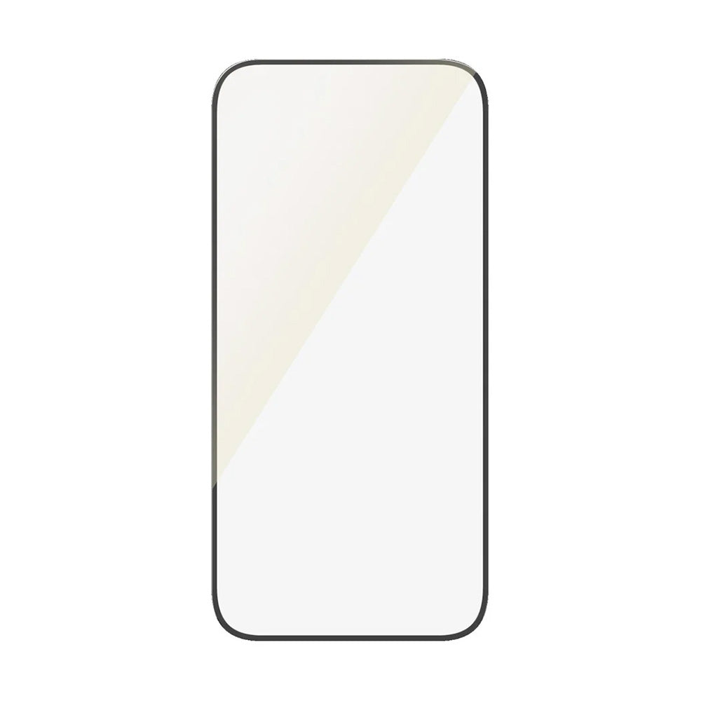 PanzerGlass Ultra-Wide Fit EyeCare -suojakalvo Apple iPhone 16 Prolle, karkaistu lasi, täysliima, musta