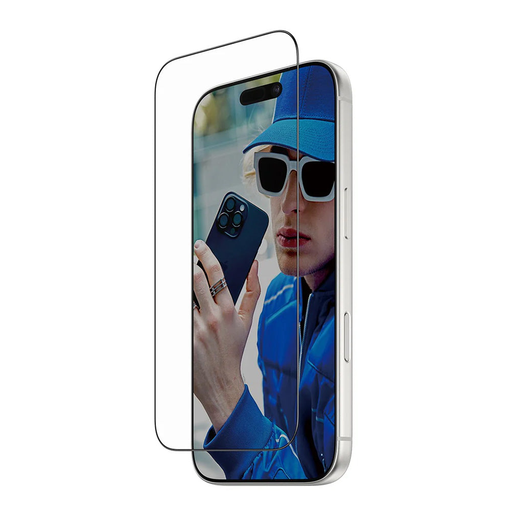 PanzerGlass Ultra-Wide Fit Fastfit -suojakalvo Apple iPhone 17 Prolle, karkaistu lasi, täysliima, musta