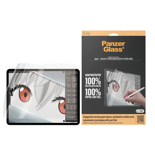 Suojakalvo PanzerGlass Ultra-Wide Fit GraphicPaper Apple iPad Pro 13 (2025) / Air 13 (2025) / Air 13 (2025) / Pro 13 (2024), Muovi