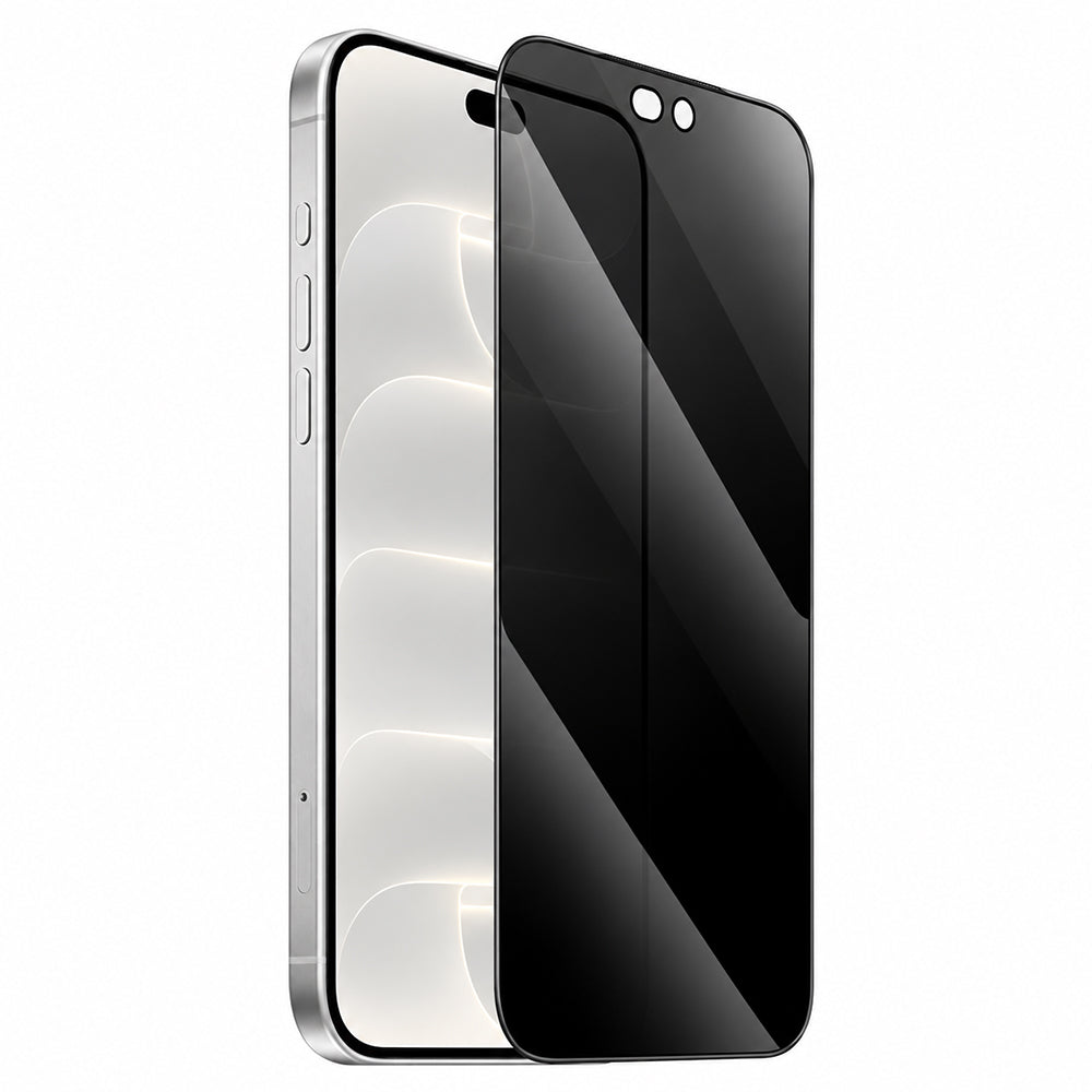 Blueo Anti-Peep Applicator Pro -yksityisyyttä suojaava näytönsuojalasi Apple iPhone 18 Pro Maxille, karkaistua lasia, koko pinnan liimapinta
