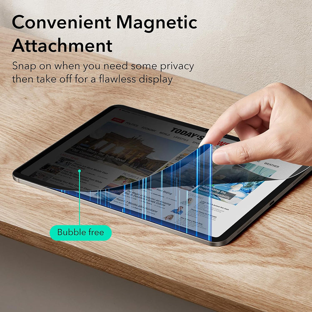 Suojakalvo ESR Magnetic Privacy Apple iPad Pro 13 (2024), Muovi