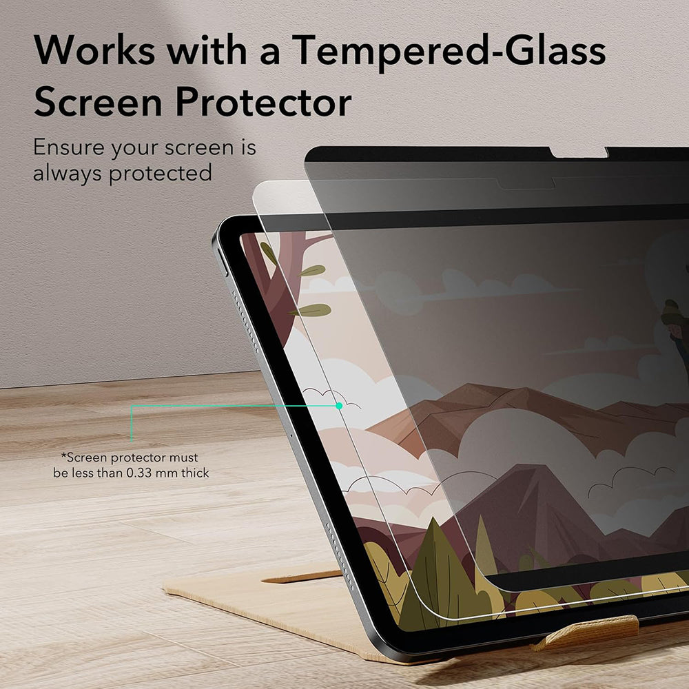 Suojakalvo ESR Magnetic Privacy Apple iPad Pro 13 (2024), Muovi