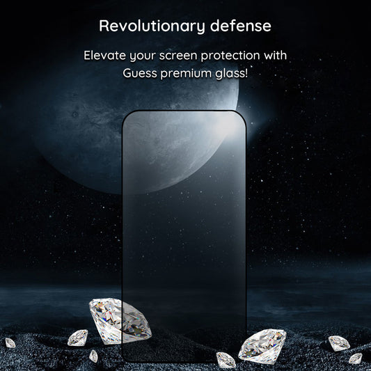 Privacy Guess -suojakalvo Apple iPhone 16 Pro Max -puhelimelle, Panssarilasi, Full Glue, 2.5D, GUTGP16XBOKGCIP