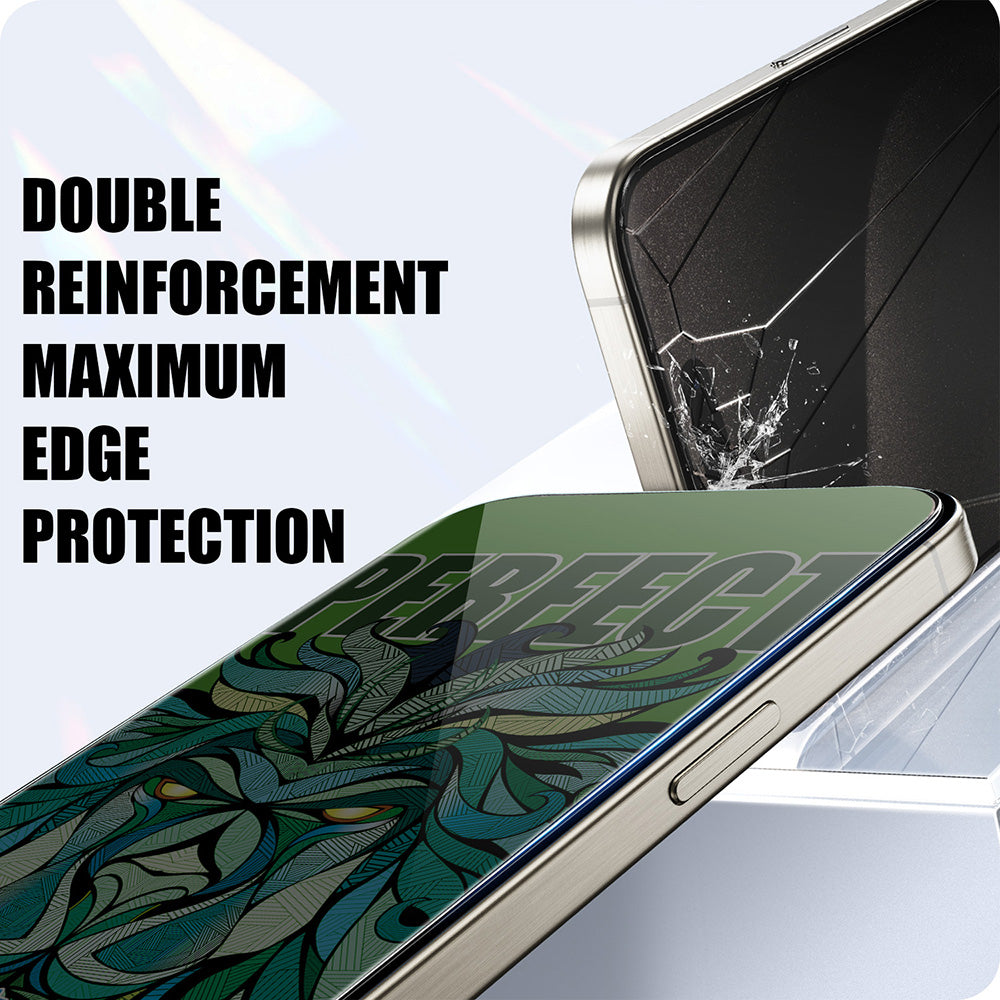 Privacy-näytönsuojakalvo Lito D+ Max Strong Apple iPhone 17 / 16 Pro, karkaistu lasi, Full Glue
