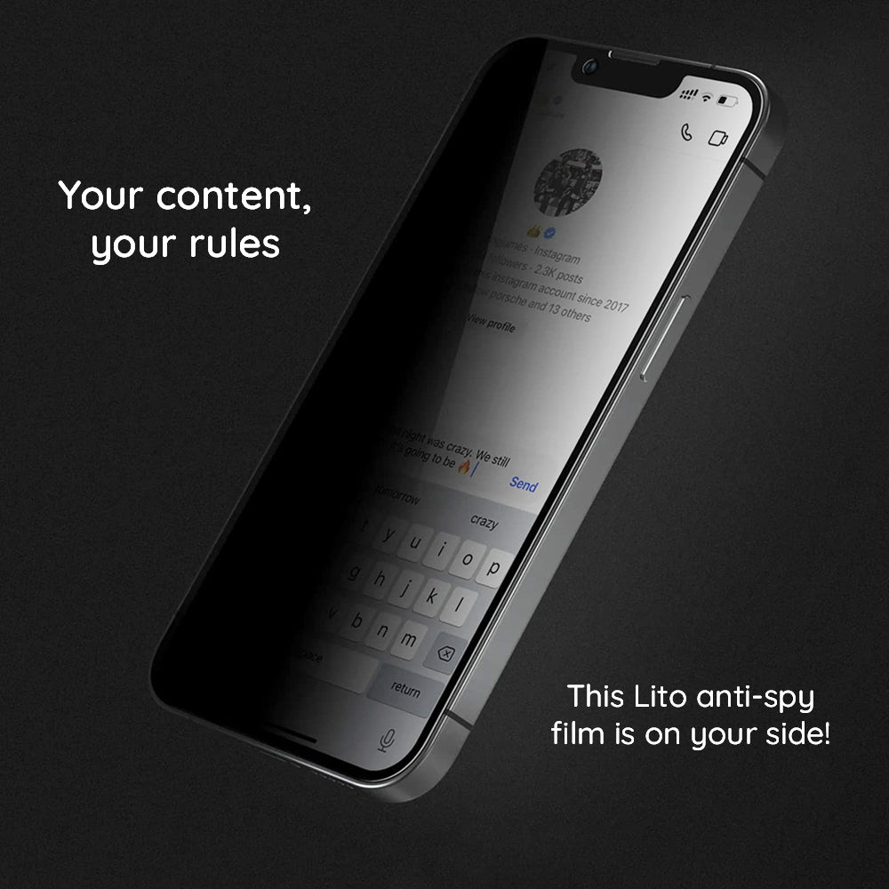 Lito HD Pro -näytönsuoja Apple iPhone 15 Plusille, turvalasi, täysiliimainen