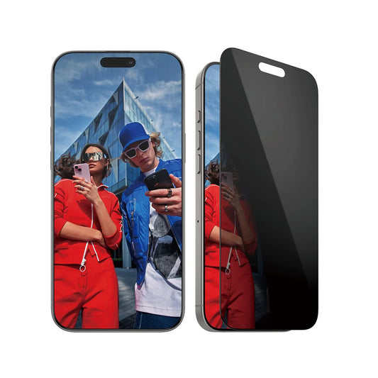 Näytön suojakalvo Privacy PanzerGlass Ultra-Wide Fit EasyAligner Apple iPhone 16 Pro Max, Karkaistu lasi, Full Glue