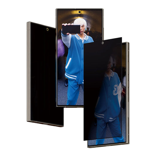 Privacy PanzerGlass Ultra-Wide Fit EasyAligner -näytönsuojakalvo Samsung Galaxy S24 Ultra S928:lle, karkaistu lasi, täysliima