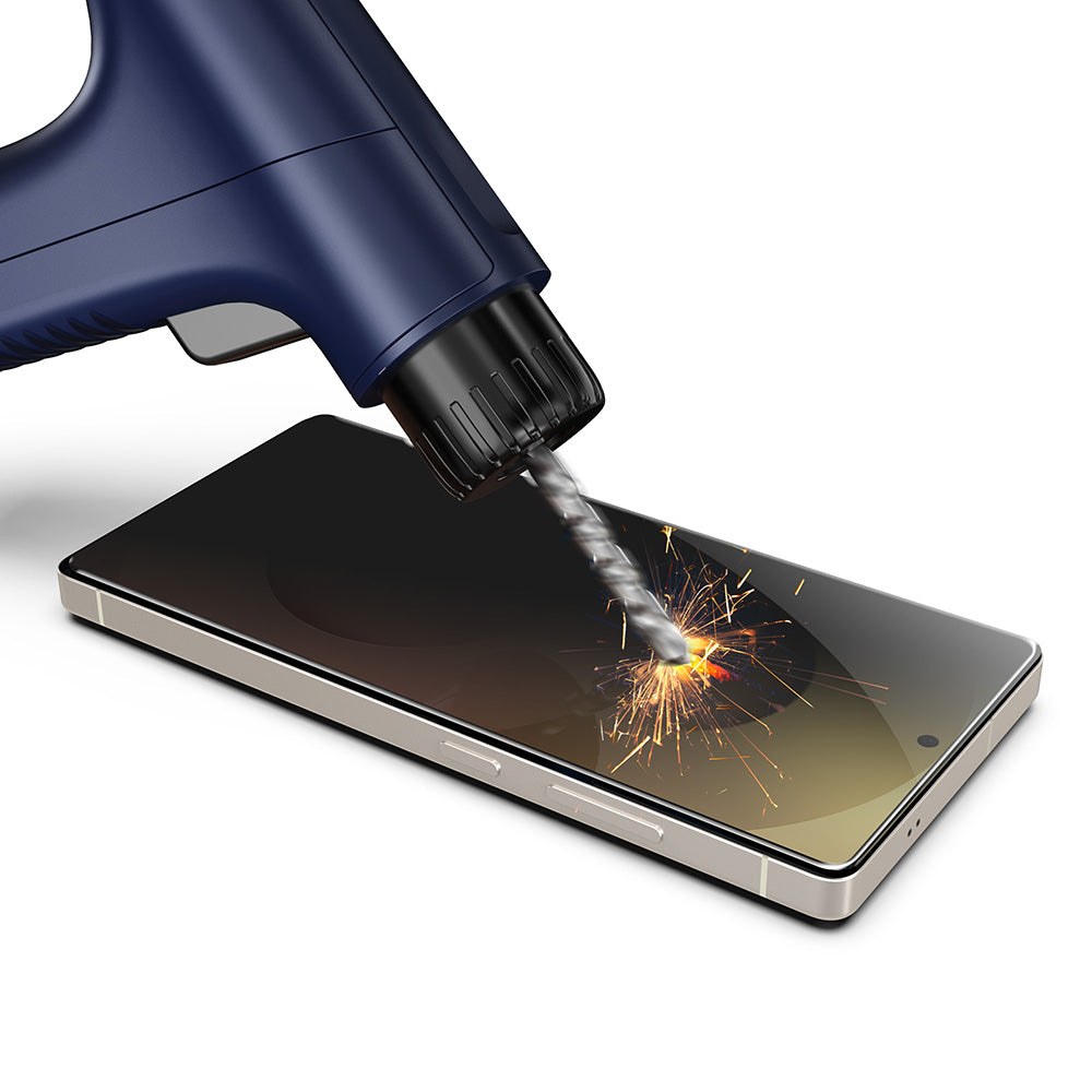 Privacy Techsuit TitanGlass CrystalHD Screen Protector for Samsung Galaxy S26, Tempered Glass, Full Glue