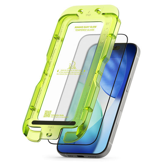 Ringke Easy Slide -näytönsuoja Apple iPhone 17 Airille, karkaistu lasi, täysiliimainen, 2 kappaleen setti