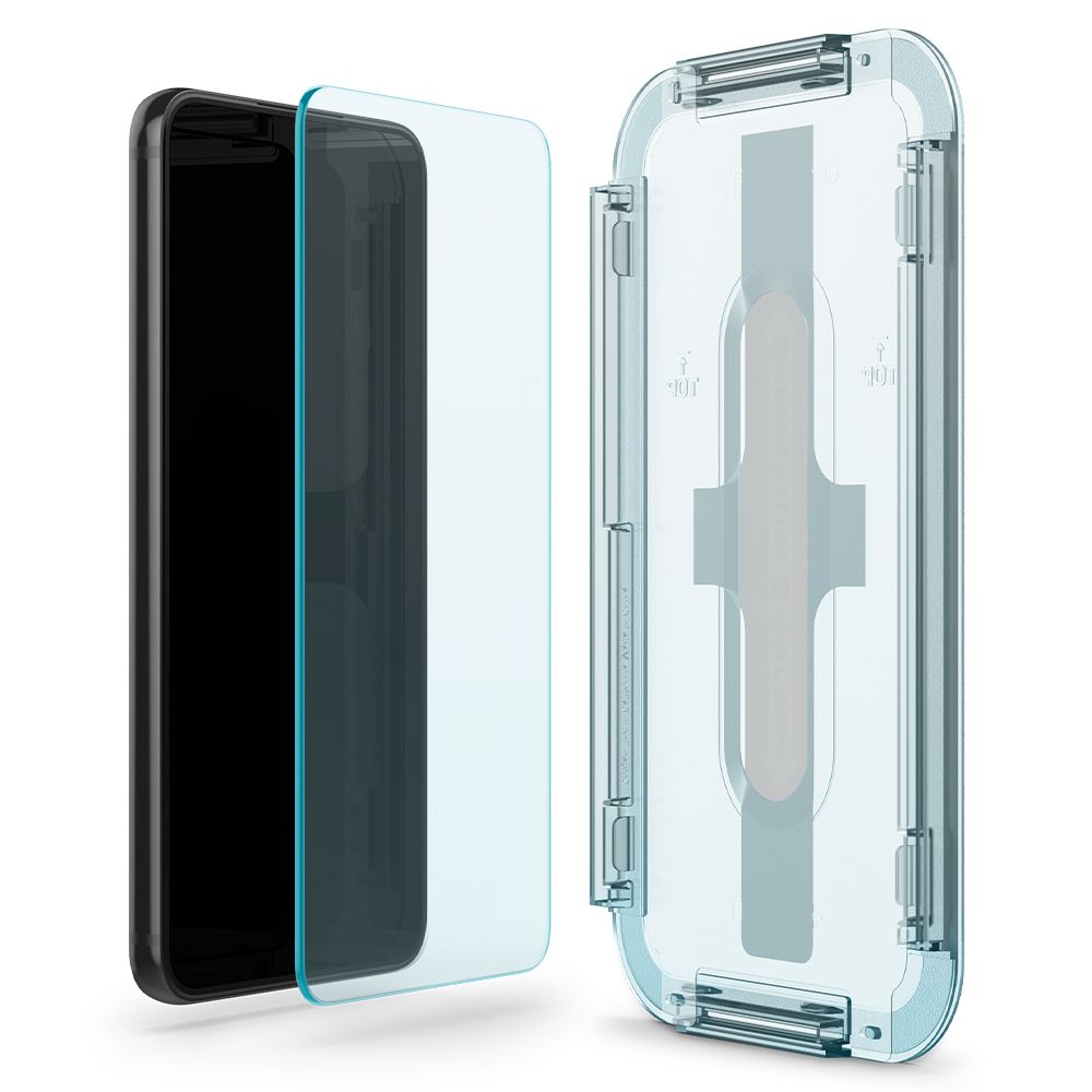 Spigen GlastR EZ FIT -näytönsuoja Samsung Galaxy S22 5G S901:lle, karkaistu lasi, täysiliimainen, 2 kappaleen setti AGL04151