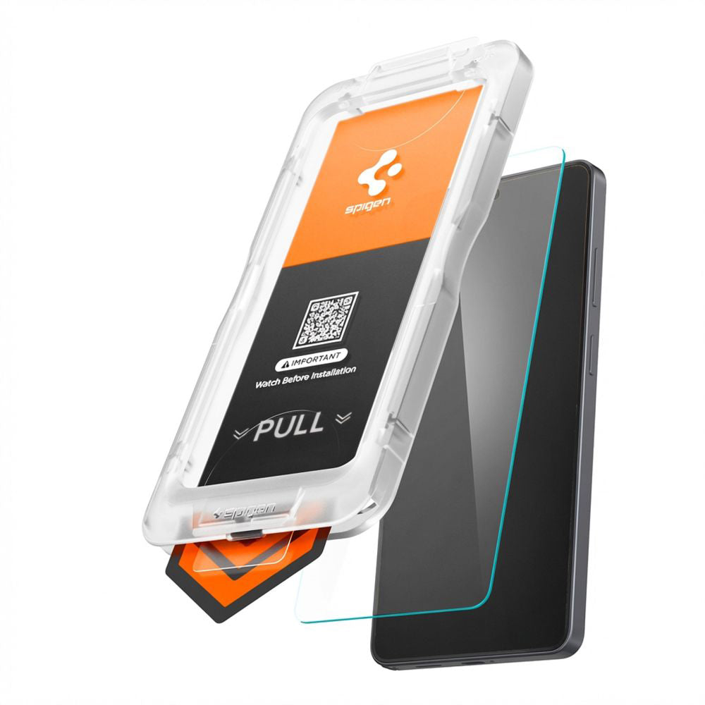 Suojakalvo Spigen GlastR EZ FIT Pro HD Samsung Galaxy S26 Plus S947 -puhelimelle, Karkaistu lasi, Full Glue AGL11086