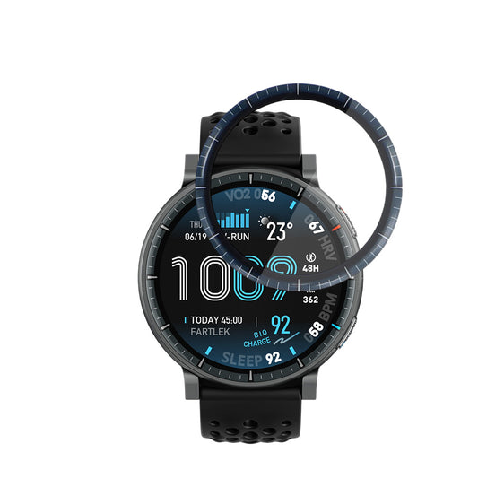 Suojakalvo Techsuit Nano Flex Amazfit Active Max -laitteelle, Muovi, 2 kappaleen setti, Musta