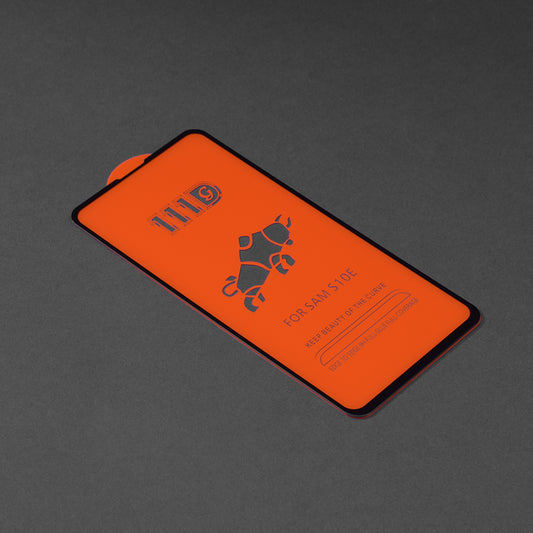 Techsuit-näytönsuoja Samsung Galaxy S10e G970:lle, karkaistu lasi, täysiliima, 111D, musta