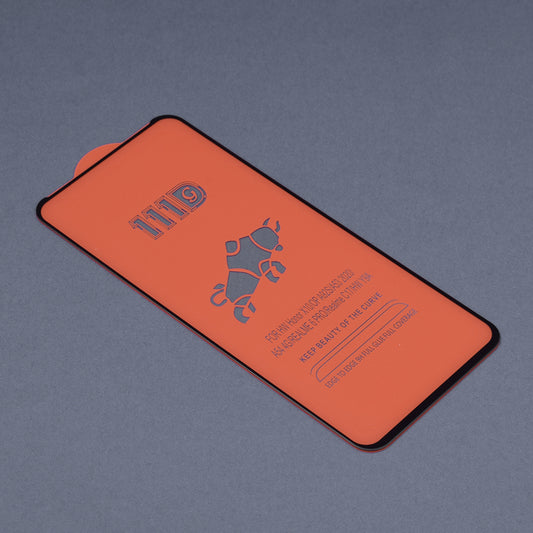 Techsuit-näytönsuoja Xiaomi Poco M4 Pro / Redmi Note 11S / Note 11 -puhelimille, karkaistu lasi, täysiliimainen, 111D, musta