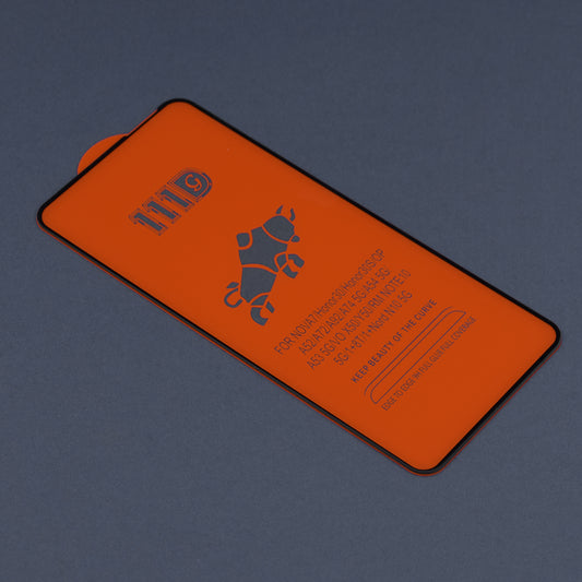 Techsuit-näytönsuoja Xiaomi Redmi 10 2022 / 10 (2021) -puhelimelle, karkaistu lasi, täysiliimainen, 111D, musta