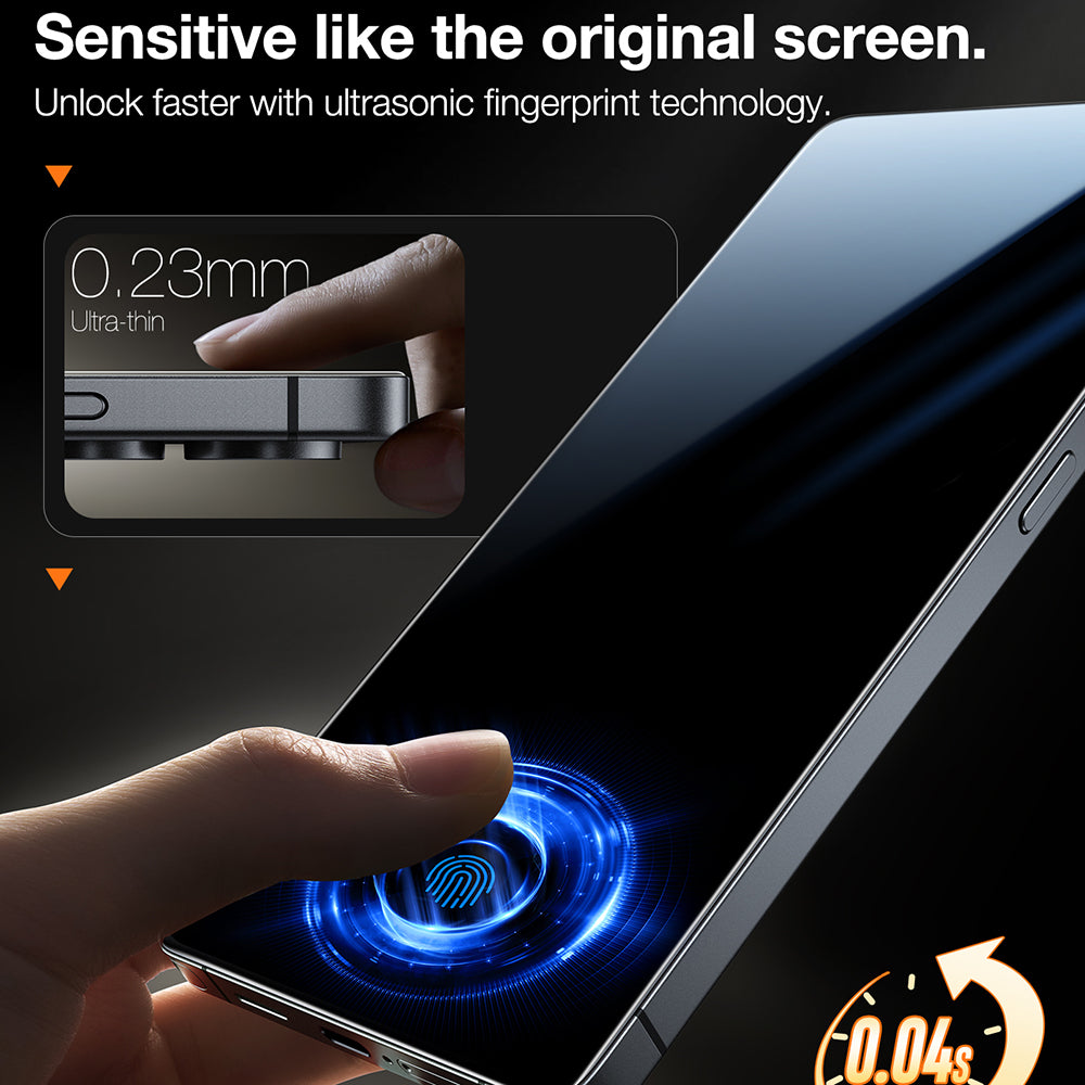 Torras GlassGo Install Master -näytönsuoja Samsung Galaxy S25 Ultra S938:lle, karkaistu lasi, täysi liima