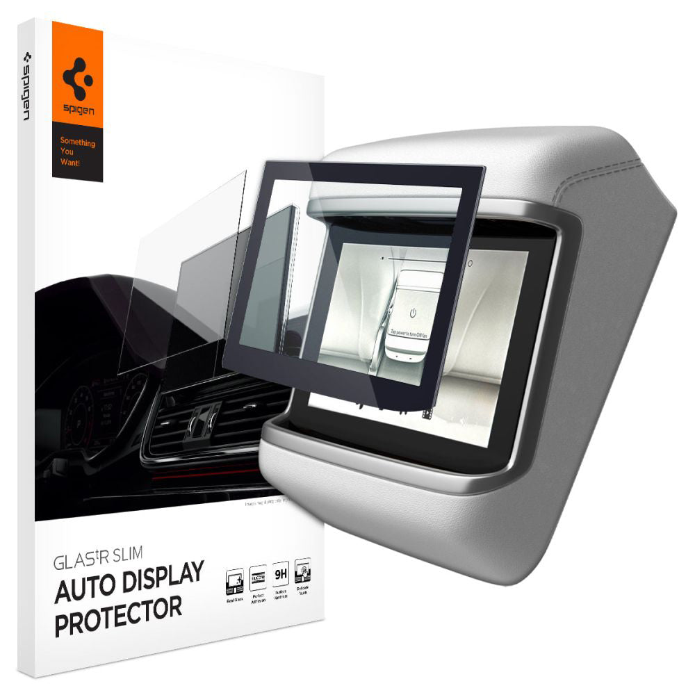 Spigen GlastR Slim Anti-Glare -suojakalvo Real Touchscreen Tesla X / S (2022 - 2021), Turvalasi, Musta