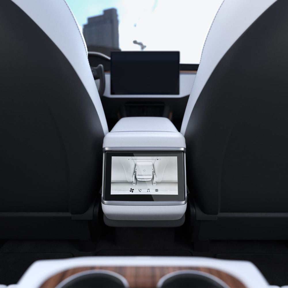 Spigen GlastR Slim Anti-Glare -suojakalvo Real Touchscreen Tesla X / S (2022 - 2021), Turvalasi, Musta
