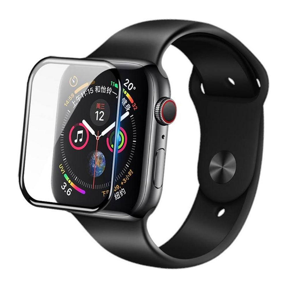 Blueo High Molecule -suojakalvo Apple Watch Series 10 42mm:lle, karkaistu lasi, musta