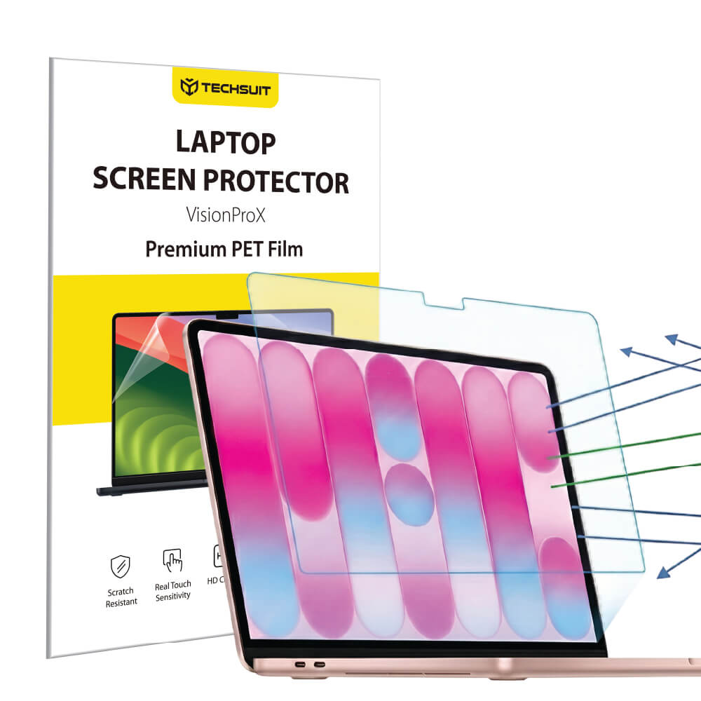 Techsuit VisionProX Anti Blue Light -näytönsuoja Apple MacBook Neo 13 tuumaa, muovia