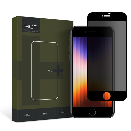 Yksityisyydensuoja HOFI PRO+ Apple iPhone SE (2020) / 8 / 7, Suojalasi, Täysliima
