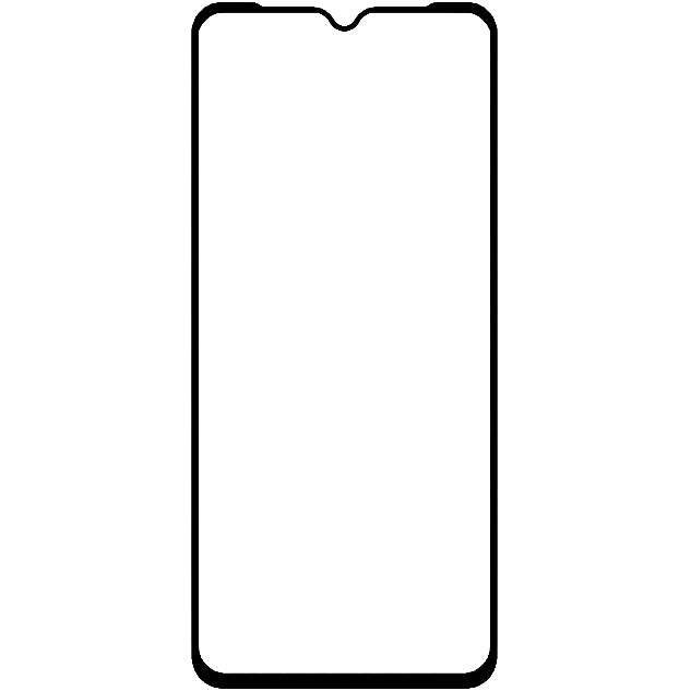 OEM-näytönsuojakalvo Xiaomi Redmi 9A / Xiaomi Redmi 9C -laitteille, Karkaistu lasi, Full Face, Full Glue, 5D, 0.3mm, Musta