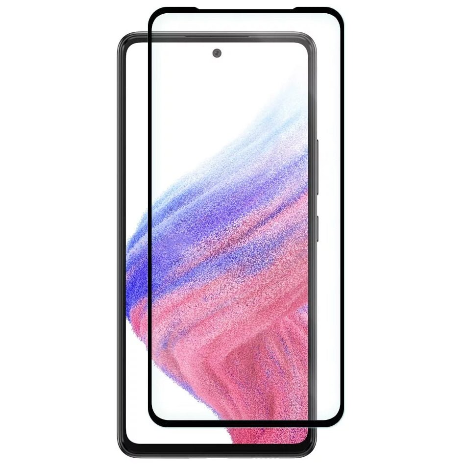 OEM-näytönsuojakalvo Samsung Galaxy A53 5G A536:lle, Panssarilasi, Täysliima, 5D, Musta