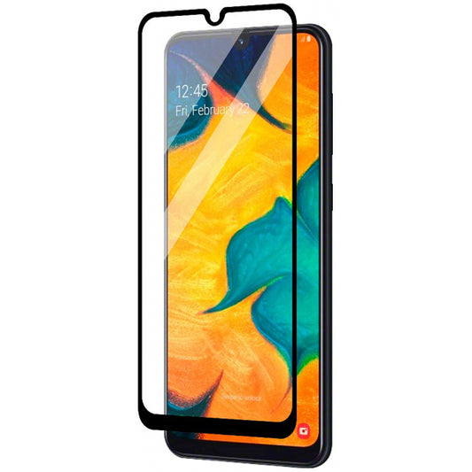 OEM-näytönsuoja Huawei P30 lite New Edition / P30 lite, lasisuojattu, täysi liima, 6D, musta, Musta