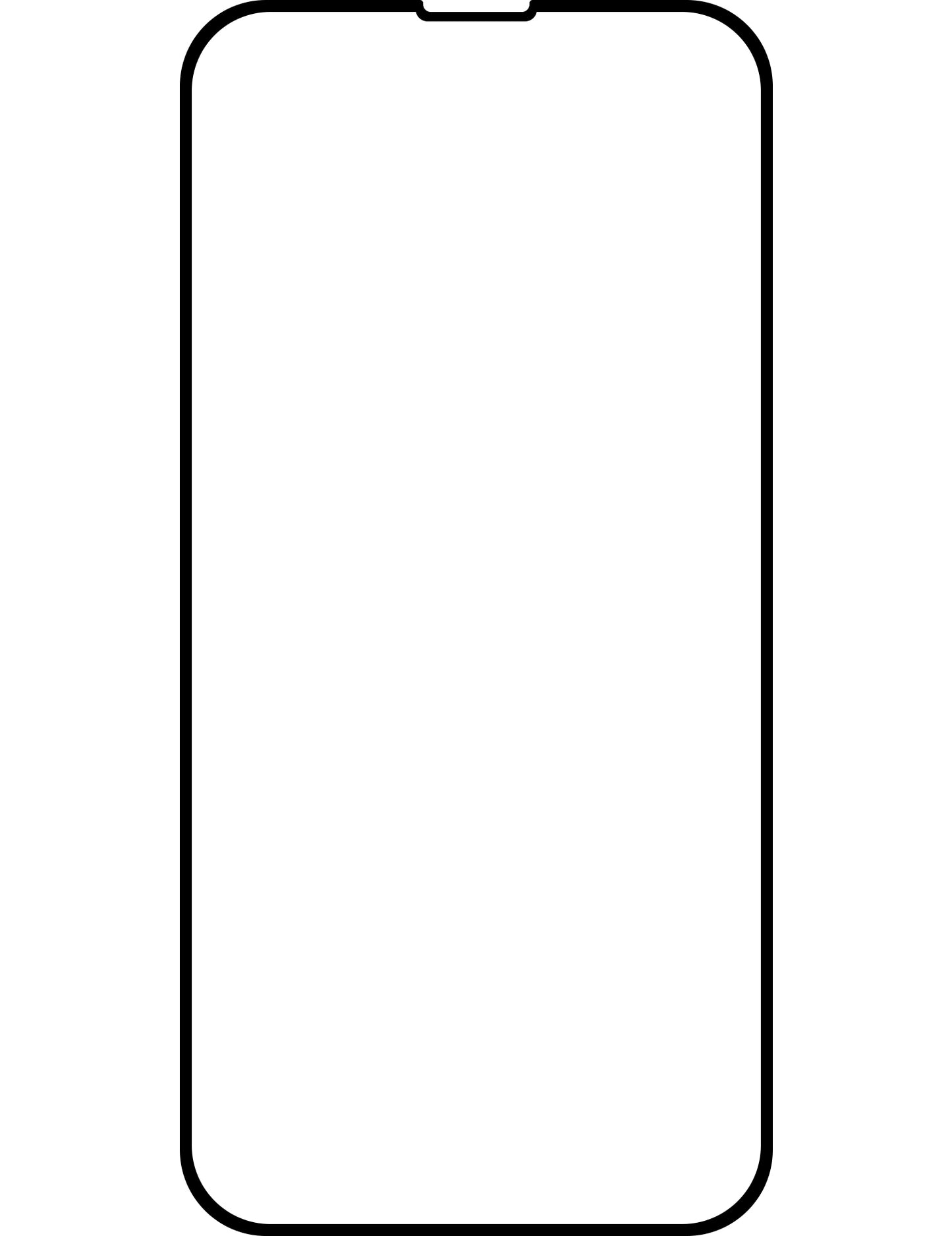 OEM-näytönsuojakalvo Apple iPhone 13 Pro Max -laitteelle, Karkaistu lasi, Edge Glue, 9D, Musta
