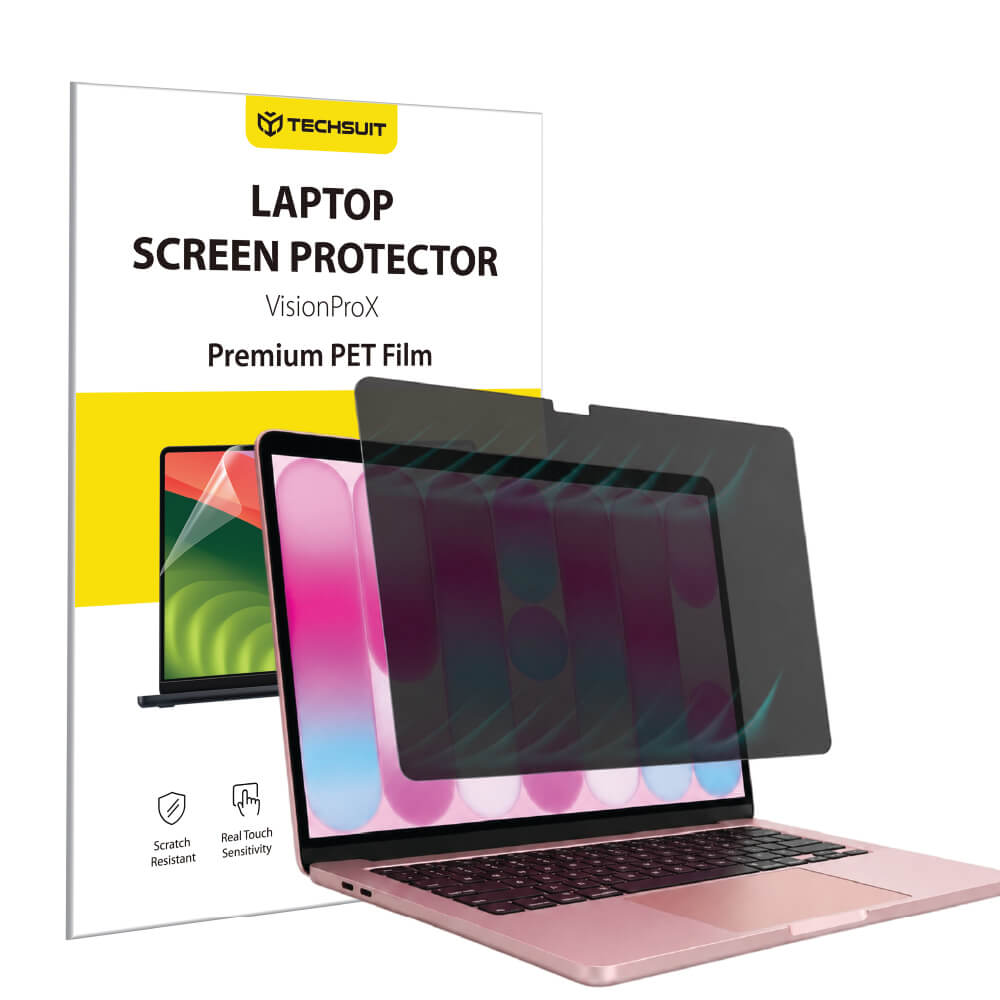 Techsuit VisionProX Magnetic Privacy-näytönsuoja Apple MacBook Neo 13 tuumaa varten, muovia