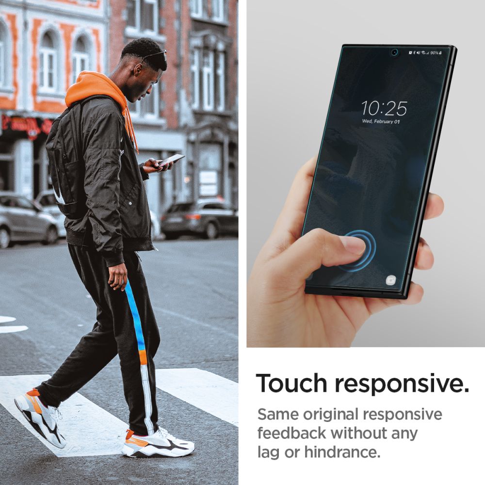 Spigen Neo Flex Screen Protector for Samsung Galaxy S23 Ultra S918, Plastic, Set of 2 pieces AFL05943