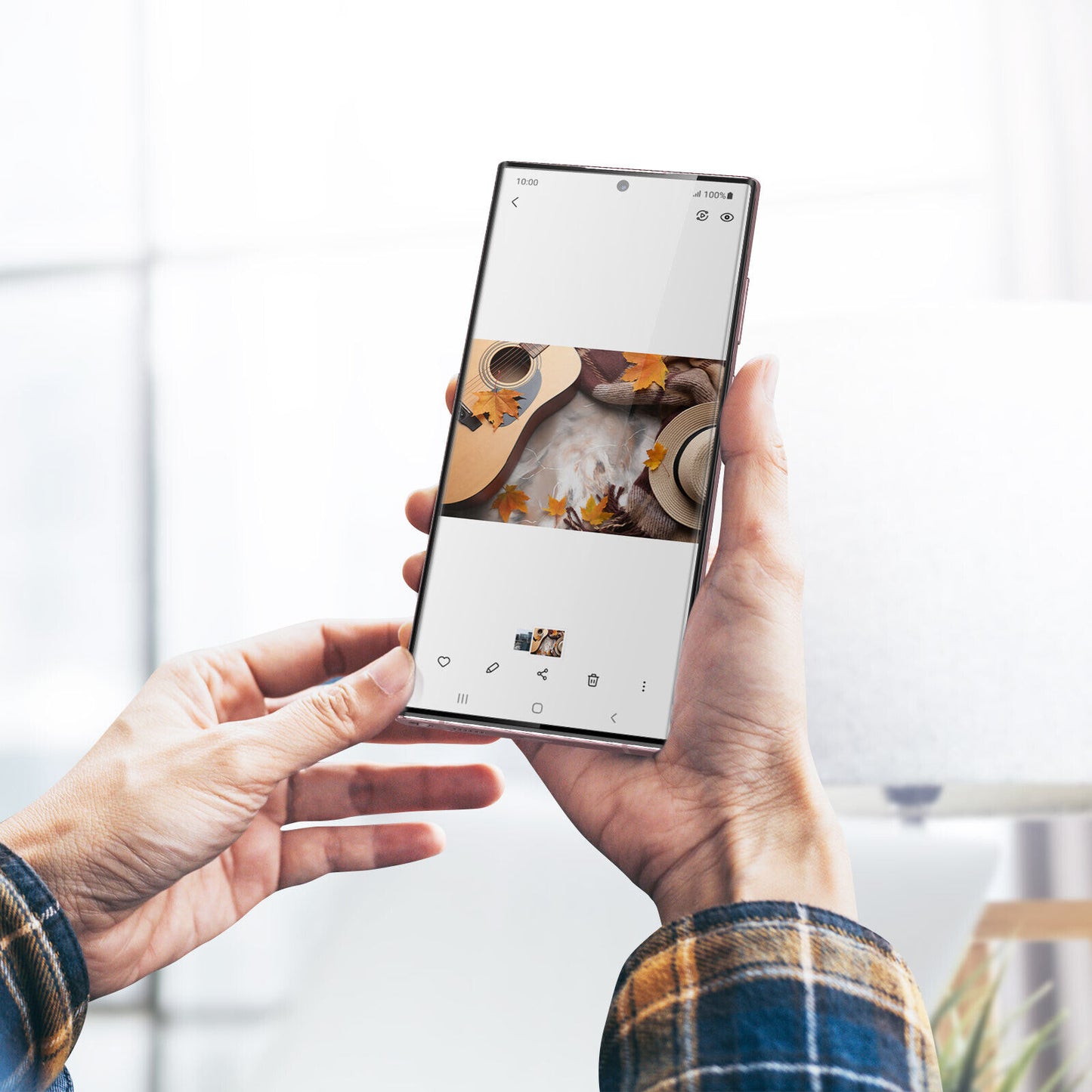 X-One näytönsuojakalvo Samsung Galaxy S22 Ultra 5G S908:lle, Karkaistu lasi, Täysliima, 3D