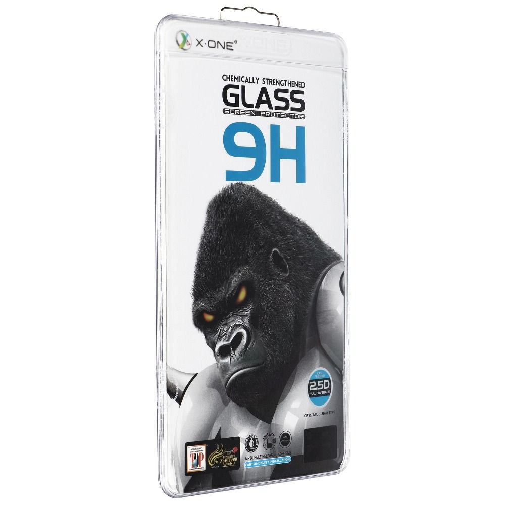 X-One näytönsuojakalvo Samsung Galaxy S22 Ultra 5G S908:lle, Karkaistu lasi, Täysliima, 3D