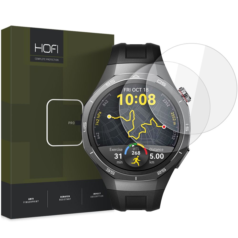 HOFI Glass PRO+ Protection Film for Huawei Watch GT 5 Pro 46mm, Set of 2 pieces, Tempered Glass