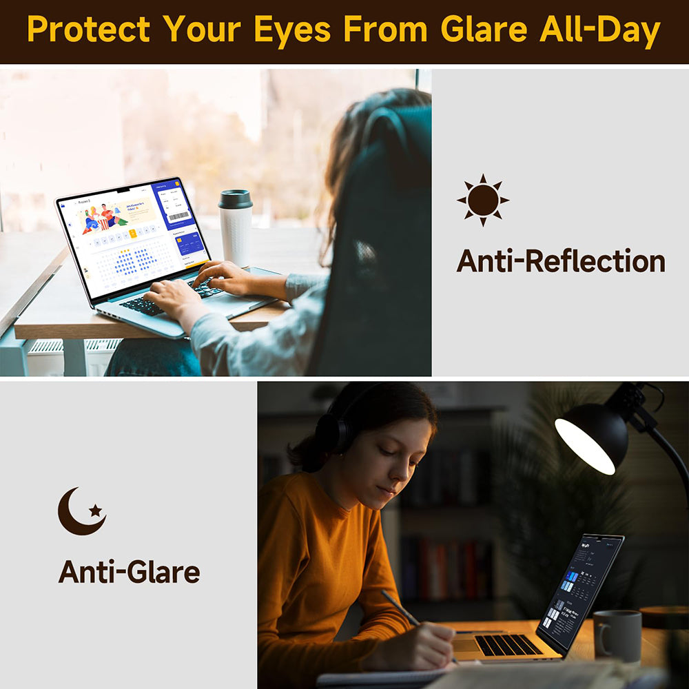 Techsuit VisionProX Matte Anti Blue Light -näytönsuoja Apple MacBook Air 15 tuumaa (2024) / Air 15 tuumaa (2023), muovia
